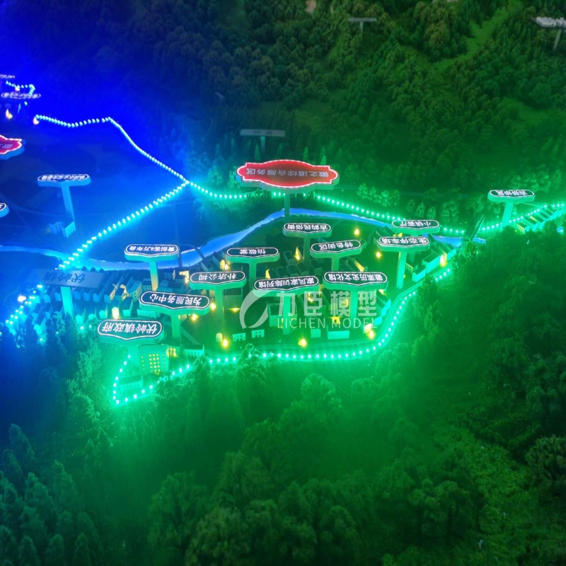 绩溪县地形模型