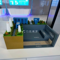 核工业防水模型